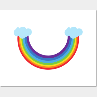 Smiling Rainbow Happy Smile Posters and Art